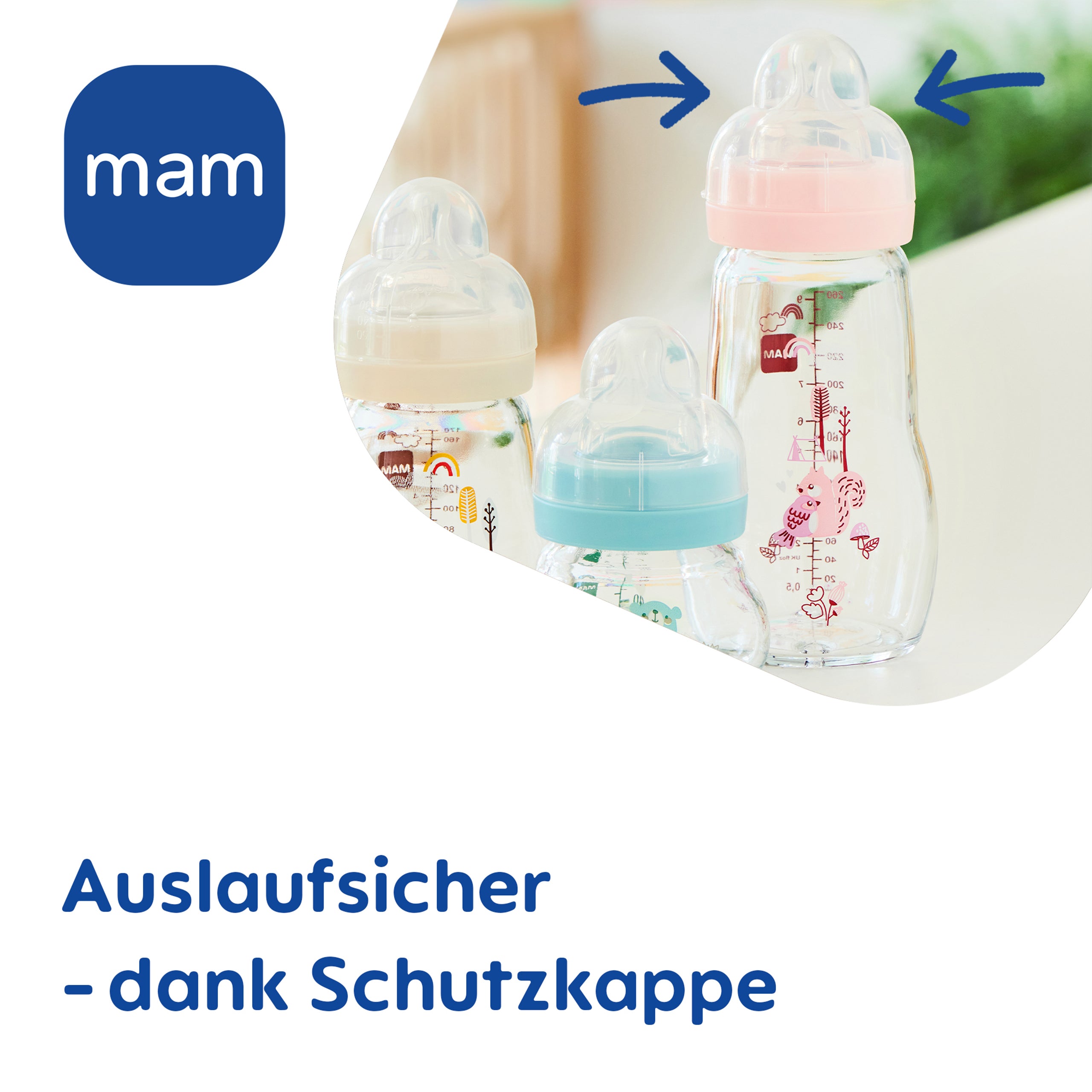 MAM Feel Good Glass Bottle matt 170 ml uni