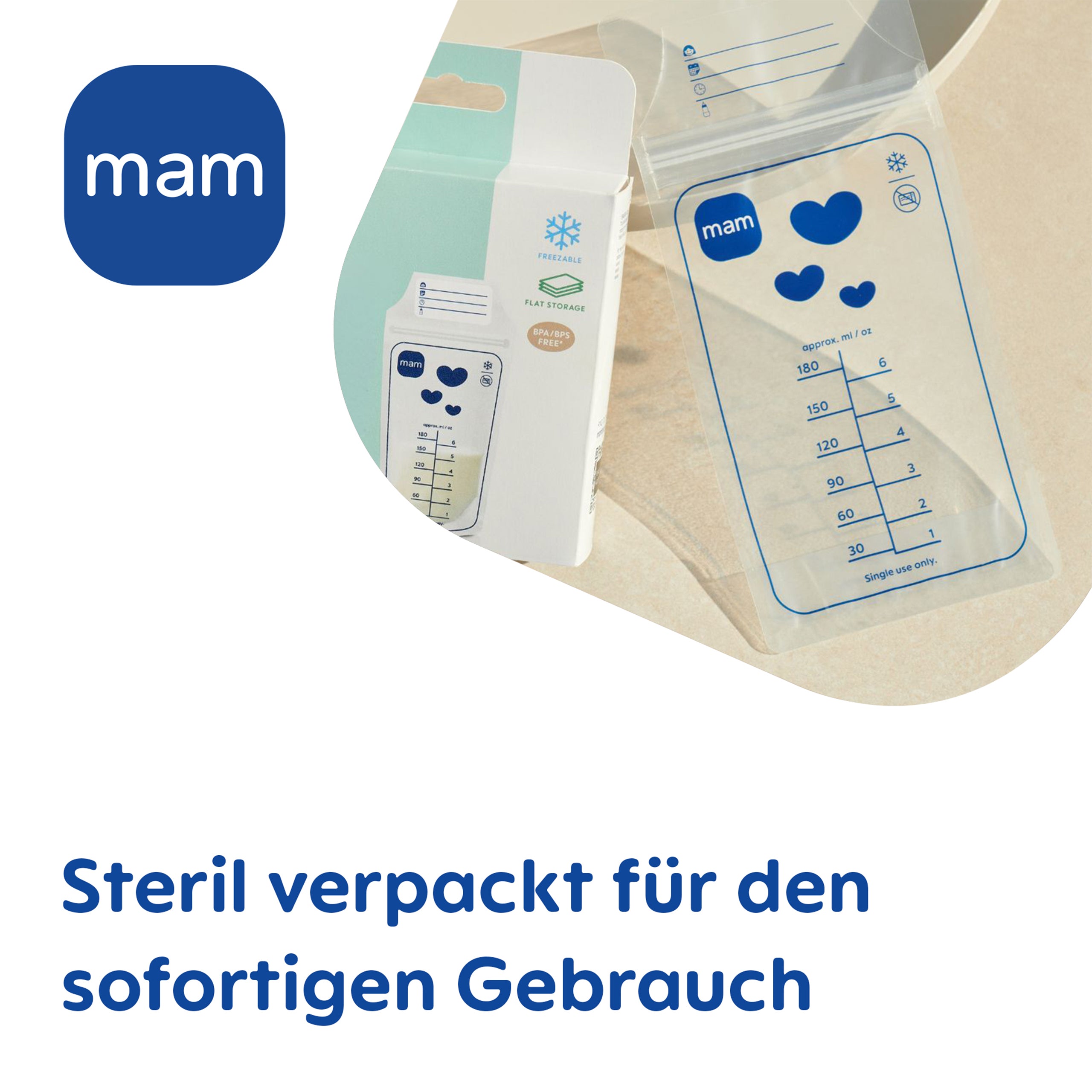 MAM Muttermilchbeutel 25er