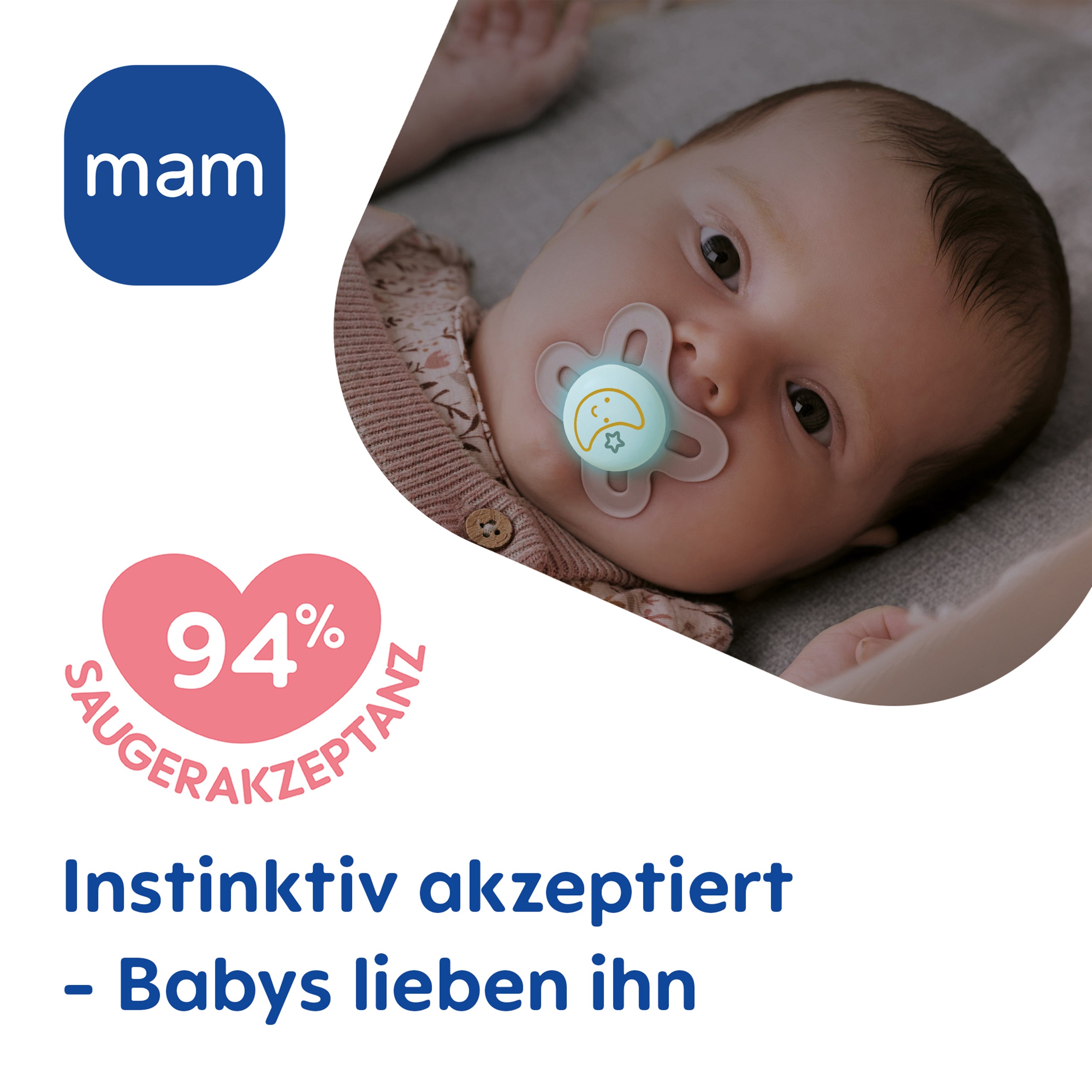 MAM Original Start Night Silikon 0-2 blue