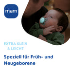 MAM Original Start Night Silikon 0-2 blue